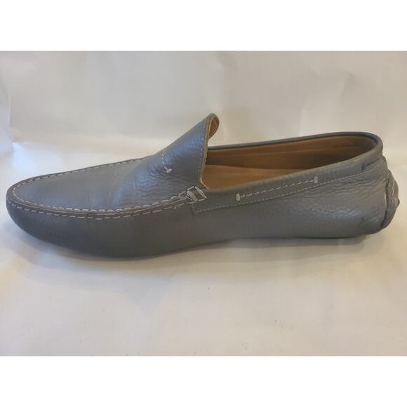 Hugo Boss Men’s Moccasin Slip-On Soft Leather Loafer Blue BlueSize 43/US 9.5 main image 7
